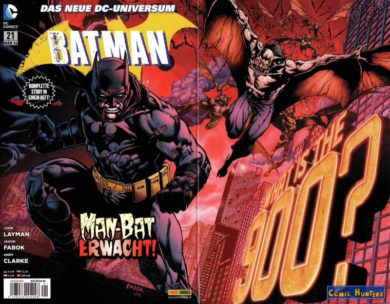 comic cover Batman 21