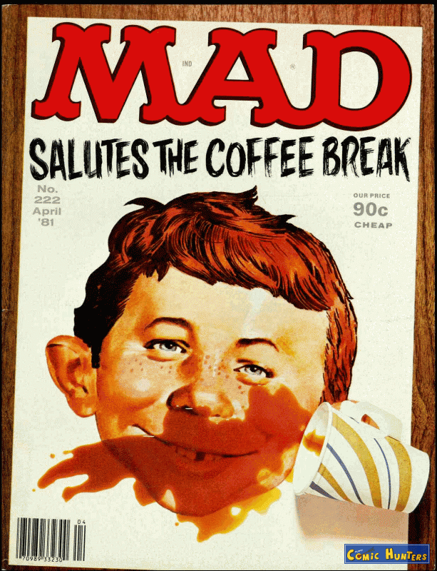 comic cover Mad 222
