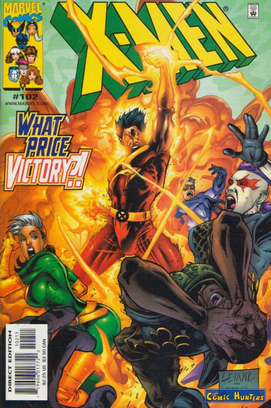 comic cover X-Men 102