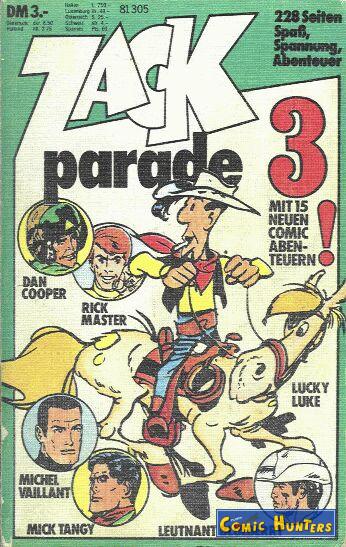 comic cover Zack Parade 3