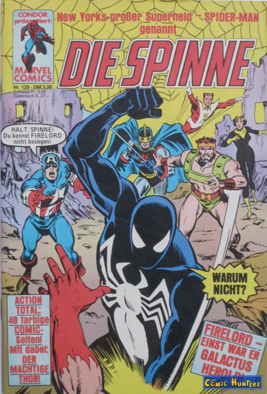 comic cover Die Spinne Magazin 129