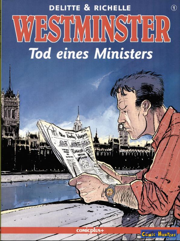 comic cover Tod eines Ministers 1