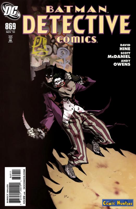 comic cover Detective Comics 869