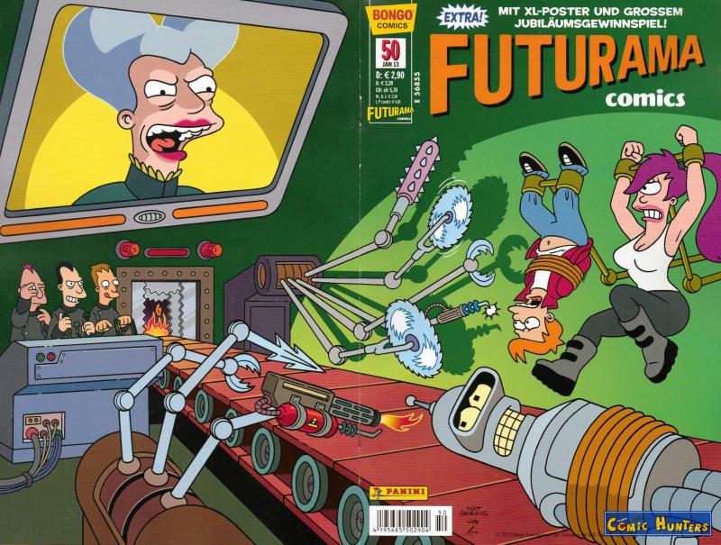 comic cover Futurama Comics 50