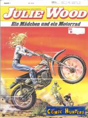 Ein Mädchen und ein Motorrad