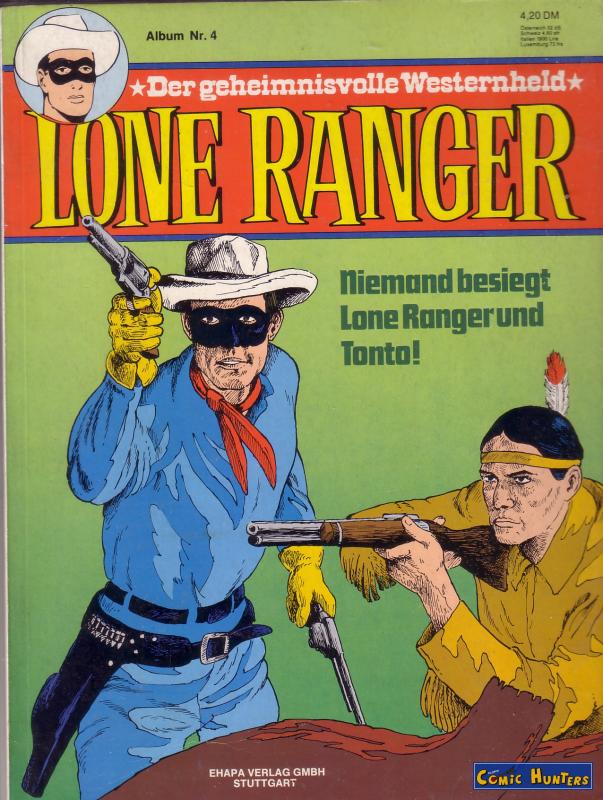 comic cover Lone Ranger 4