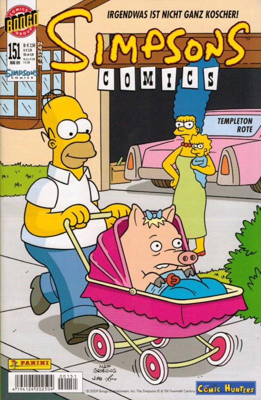 comic cover Simpsons Comics 151