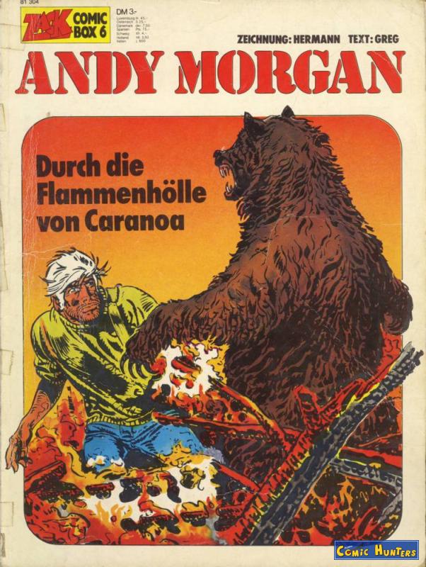 comic cover Andy Morgan: Durch die Flammenhölle von Caranoa 6