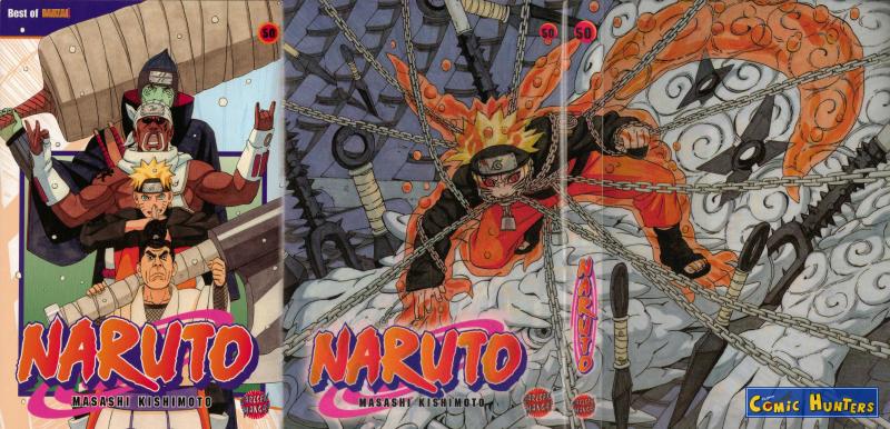 comic cover Naruto 50