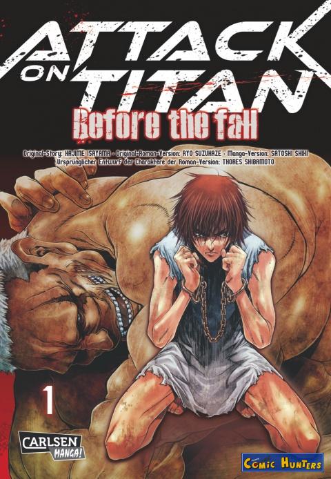 comic cover Attack on Titan - Before the Fall 1