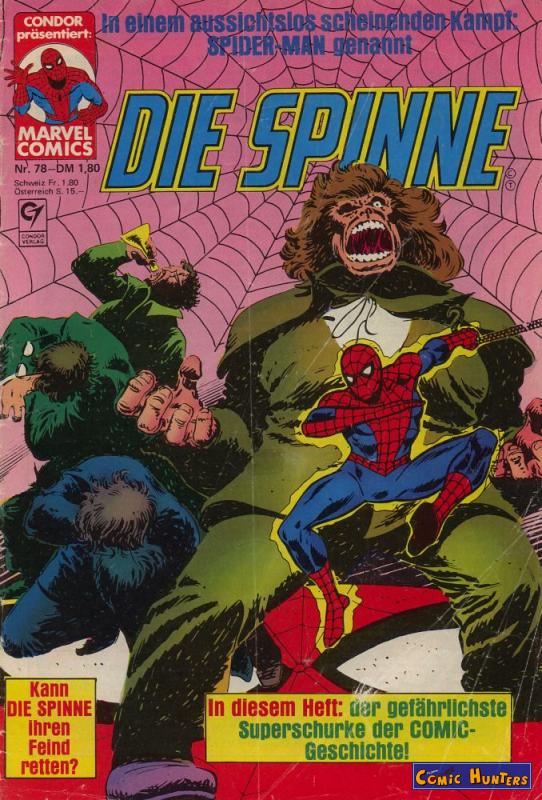 comic cover Die Spinne Magazin 78
