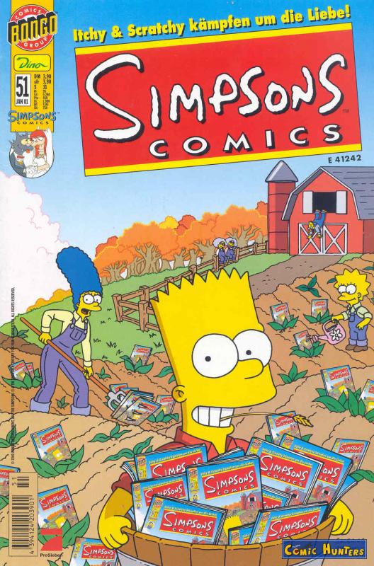comic cover Simpsons Comics 51