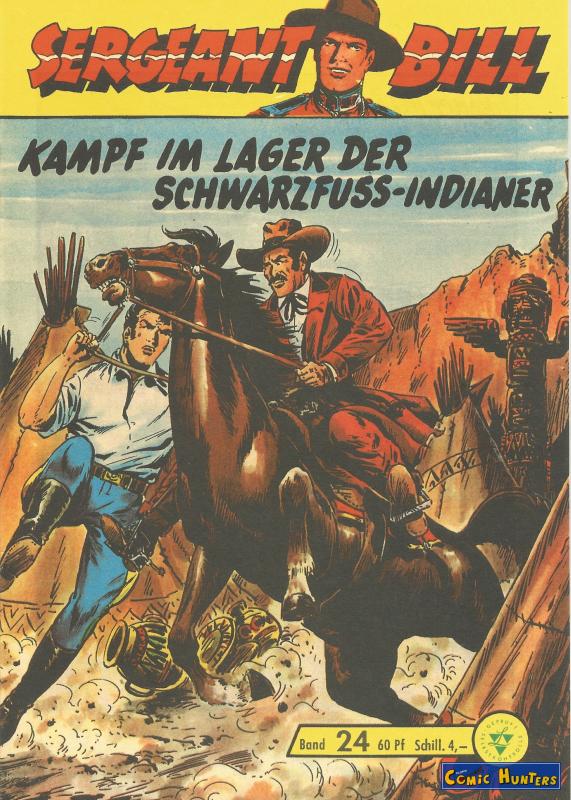 comic cover Kampf im Lager der Schwarzfuss-Indianer. 24