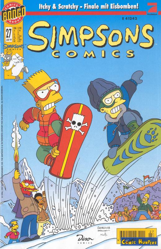 comic cover Simpsons Comics 27