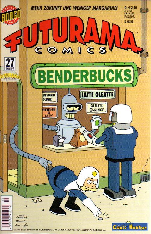 comic cover Futurama Comics 27