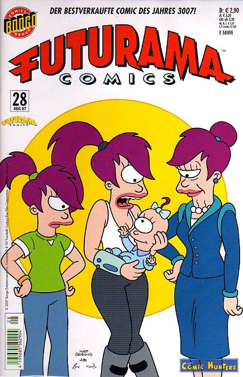 comic cover Futurama Comics 28