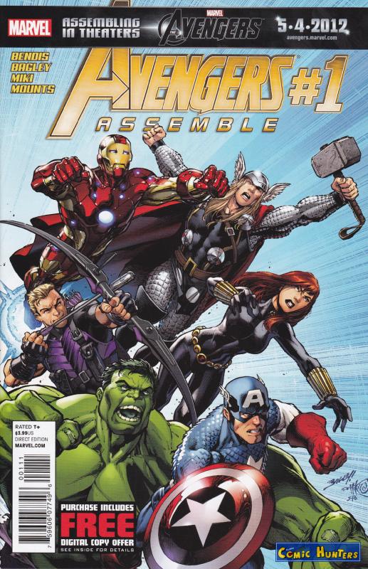comic cover Avengers Assemble 1