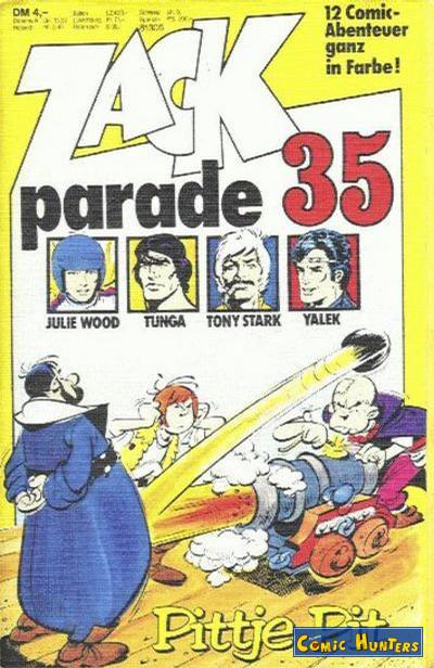 comic cover Zack Parade 35
