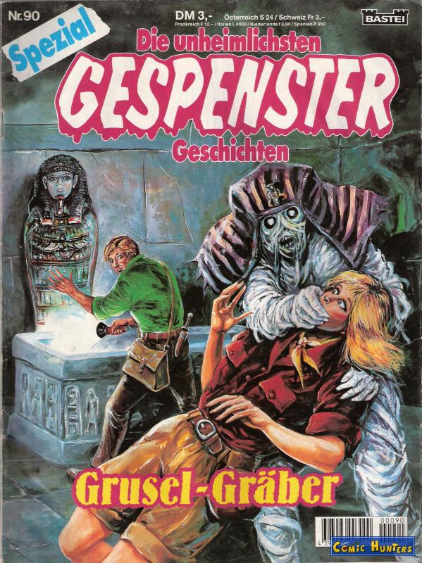 comic cover Grusel - Gräber 90