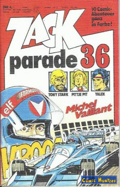 comic cover Zack Parade 36