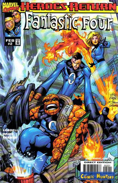 comic cover Fantastic Four (Team Cover) 2