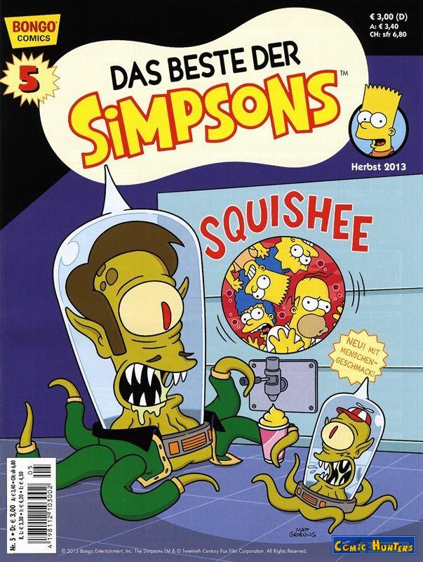 comic cover Das Beste der Simpsons 5