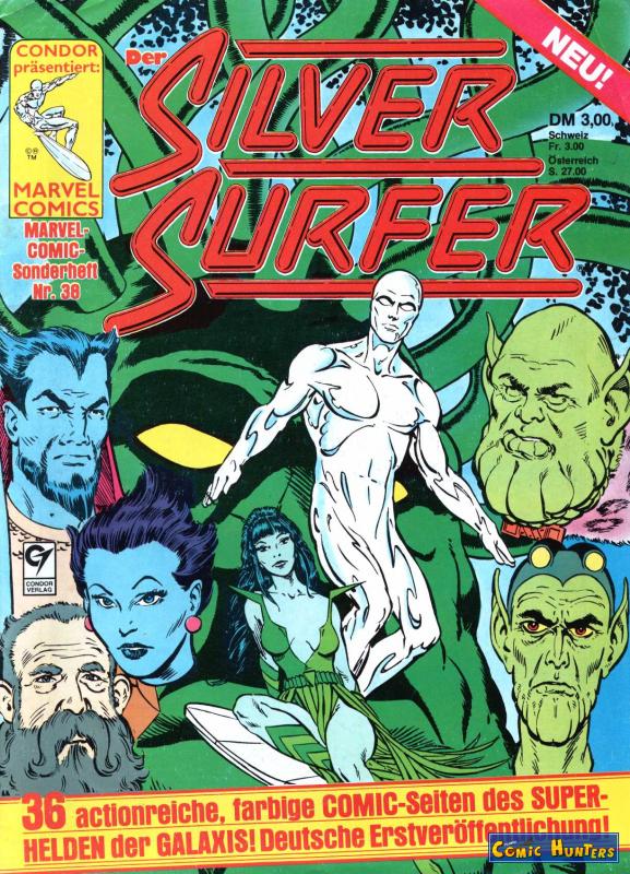 comic cover Silver Surfer 38