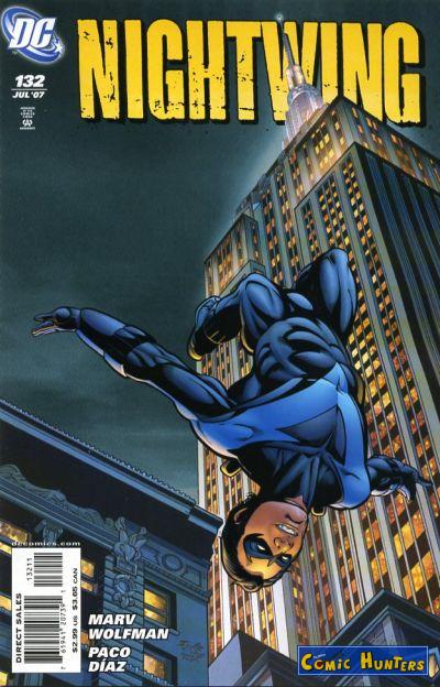 comic cover Nightwing 132