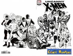 Uncanny X-Men (Cockrum 'Hidden Gem' Wraparound Cover BW Variant Cover-Edition)