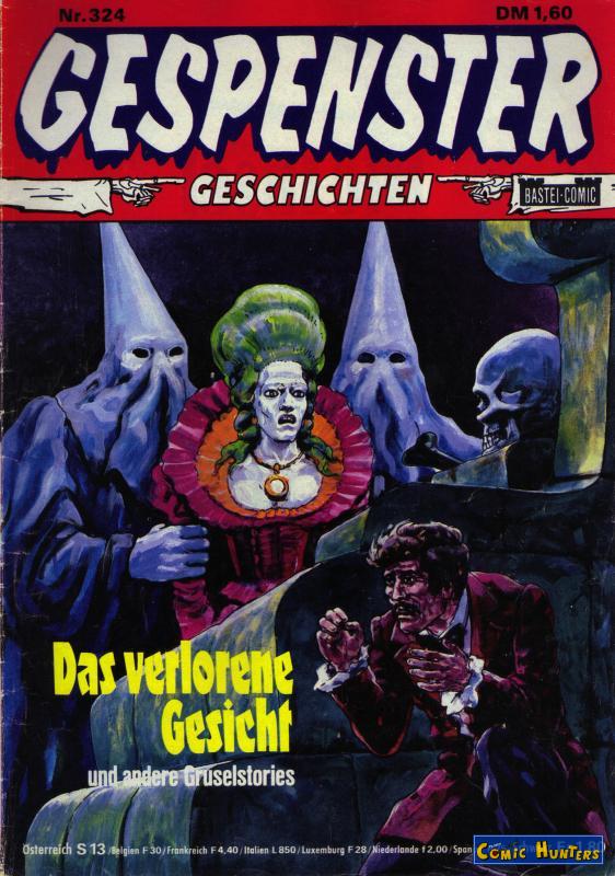 comic cover Das verlorene Gesicht 324