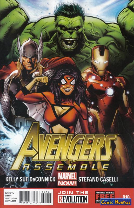 comic cover Avengers Assemble 10
