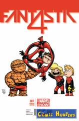 The Fall of the Fantastic Four, Part 1 (Skottie Young Variant Cover-Edition