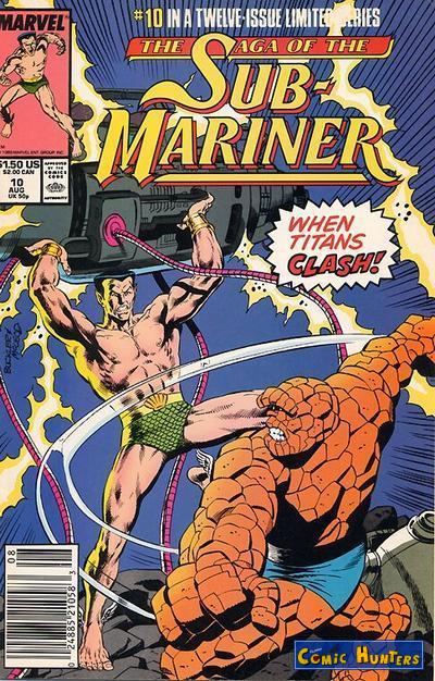 comic cover The Saga of the Sub-Mariner 10