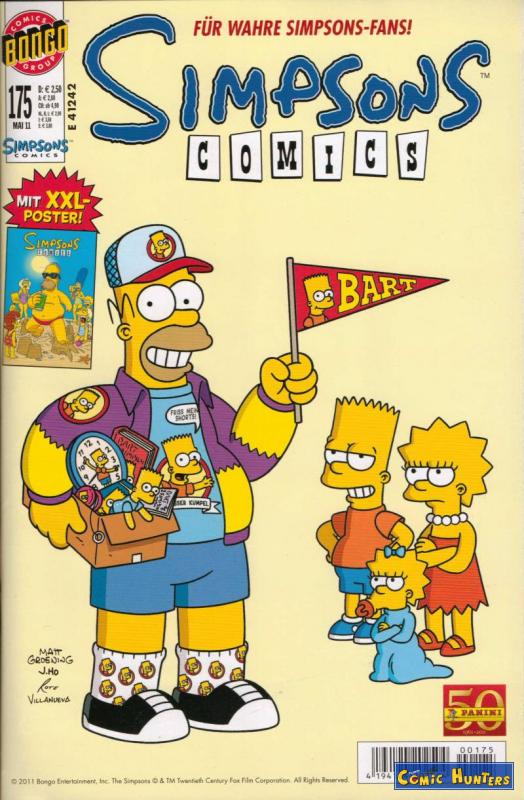 comic cover Simpsons Comics 175
