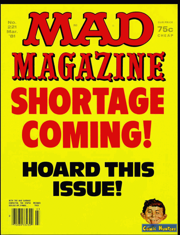 comic cover Mad 221