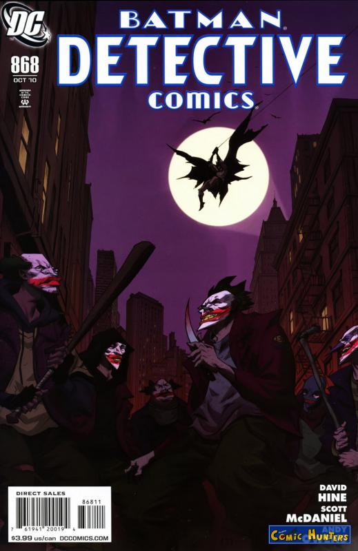 comic cover Detective Comics 868
