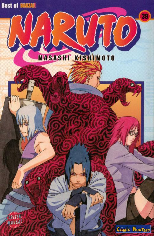 comic cover Naruto 39