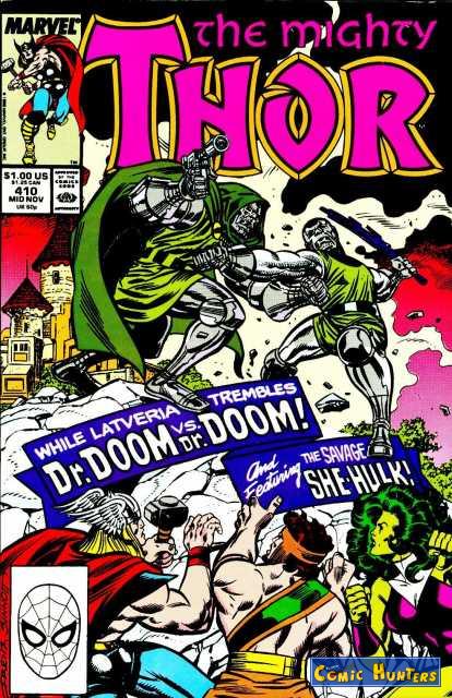 comic cover Two Dooms to Destroy me! 410