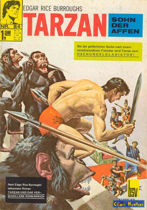 comic cover Tarzan 84