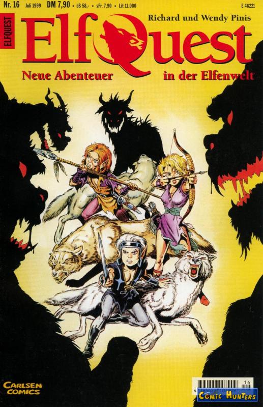comic cover Elfquest 16