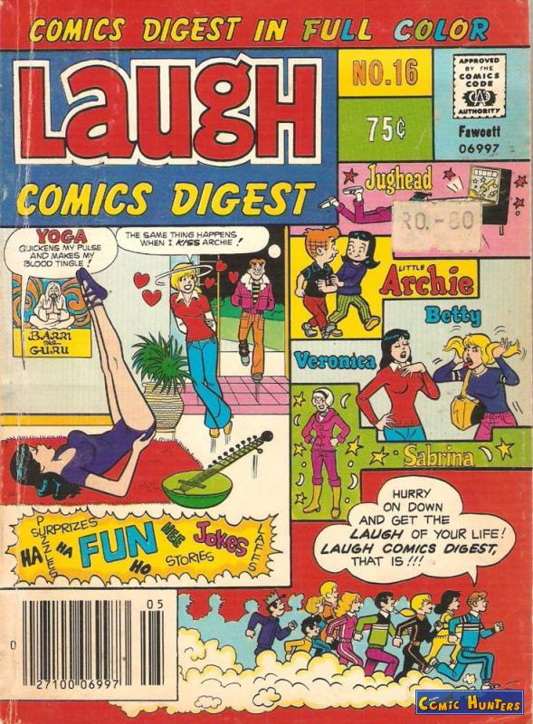 comic cover Laugh Comics 16