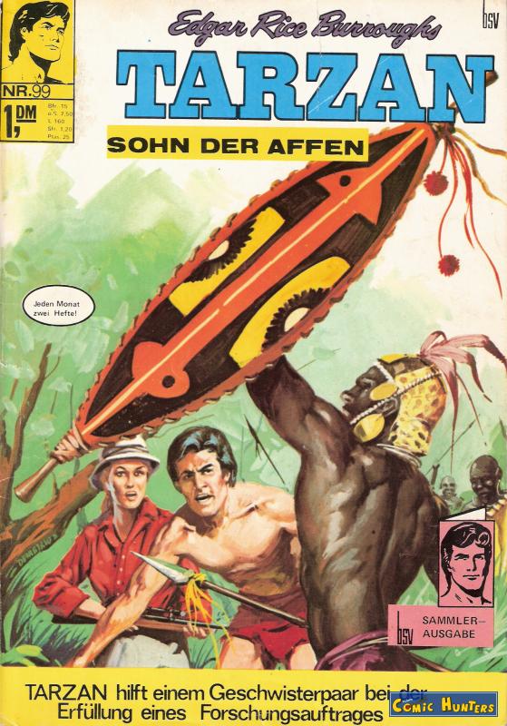 comic cover Tarzan 99