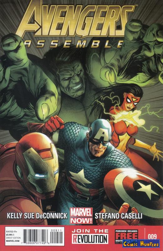 comic cover Avengers Assemble 9
