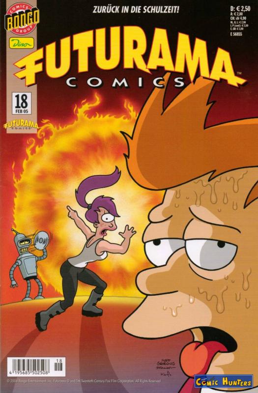 comic cover Futurama Comics 18