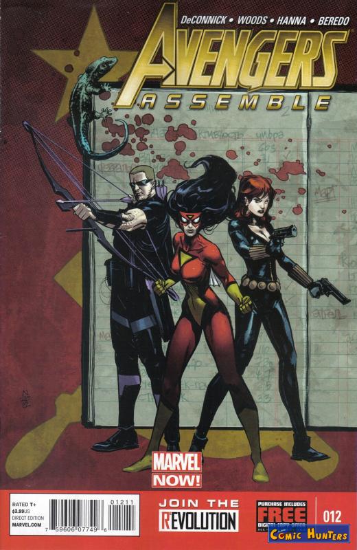 comic cover Avengers Assemble 12