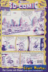 Micky Maus Magazin Beilage "3D-Comic: Alpträume über Entenhausen"
