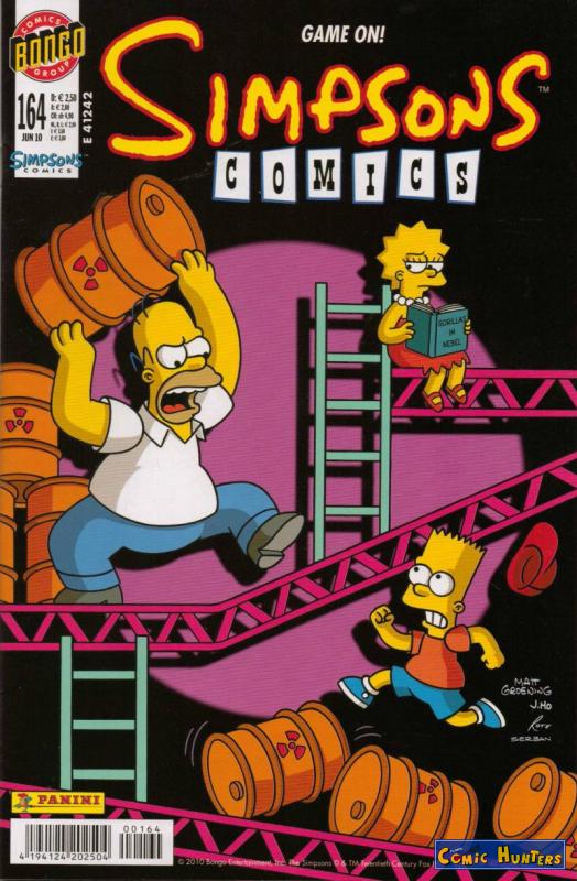 comic cover Simpsons Comics 164