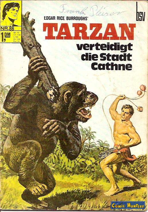 comic cover Tarzan verteidigt die Stadt Cathne 86